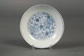 Blue and White Saucer Dish