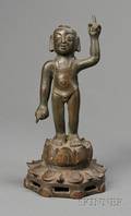 Bronze Image of the Infant Buddha