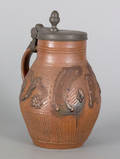 German stoneware tankard early 19th c