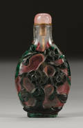 Cameo Glass Bottle