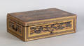 Japanese lacquerware sewing box 19th c
