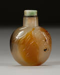 Shadow Agate Snuff Bottle