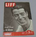Joe DiMaggio Autographed Life Magazine Cover