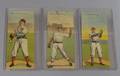 Three 1911 T201 Mecca Cigarettes Double Folder Baseball Cards