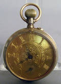 Gold filled pocket watch signed  Robert Geneve Cylindre 10 Rubis 