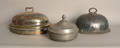 English covered pewter vegetable dish