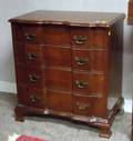 Small Chippendalestyle Mahogany Blockfront FourDrawer Chest