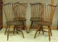 Four Windsor Fanback Side Chairs