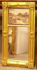Empire Giltwood Splitbaluster Divided Mirror