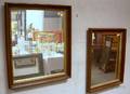 Pair of Victorian Walnut and Partialgilt Framed Mirrors