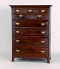 Pennsylvania Federal cherry tall chest early 19th c