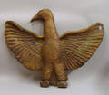 Carved and Painted Wooden Eagle Plaque