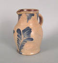 Pennsylvania stoneware pitcher attributed to Remmey 19th c