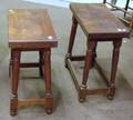 Two Oak Joint Stools