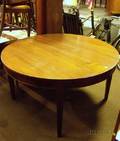 Mahogany and Mahogany Veneer Dining Table