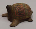 Carved Lacquered Wood Tortoise