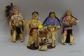 Five Native American Dolls