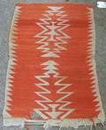 Red and Beige Saddle Blanket