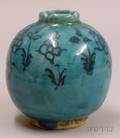 Iranian Turquoise Glazed Vase