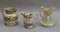 Three English Pottery Pitchers
