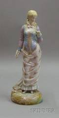 English Porcelain Figure of a Lady