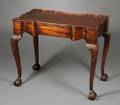 Beacon Hill Collection Chippendalestyle Carved Mahogany Traytop Tea Table
