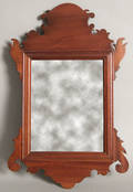 Chippendale mahogany looking glass