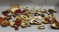 Twentyseven Carved Meerschaum Tobacco and Cheroot PipesHolders with Three Burlwood Tobacco Pipes
