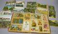 Small Album of Late Victorian Chromolithograph Trade Cards and Scraps and a Collection of Approximately Ninety