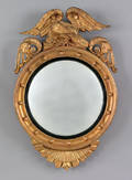 Giltwood convex mirror early 19th c