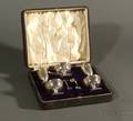 Cased George V Silver Condiment Set