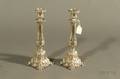 Pair of Continental Silver Candlesticks