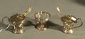 Three Piece French 950 Silver Condiment Set