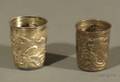 Two Russian 18th Century Silver Beakers