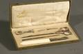 Cased German 835 Silver Art Deco Desk Set