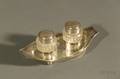 Dutch Sterling TwoBottle Ink Stand
