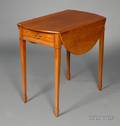 George III Walnut Pembroke Table