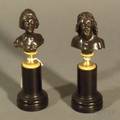Pair of Bronze Busts