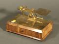 Brass and Walnut Desk Scale