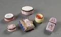 Six Enamel Boxes