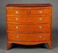 Regency Inlaid Satinwood Bowfront Chest of Drawers