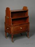 Regency Mahogany Library Dwarf Bookshelf