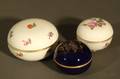 Three Meissen Porcelain Covered Powder Boxes