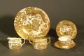 Partial Set of Royal Crown Derby Gold Aves Bone China