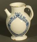 Tin Glazed Blue and White Pitcher