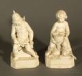 Pair of Staffordshire Parian Figures