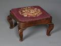 Continental Rococo Oak Footstool