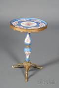 French Rococostyle Bronze and Sevres Porcelainmounted Occasional Table
