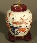 Imari Porcelain Lamp Base