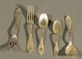 Assembled Group of Whiting Sterling Arabesque Flatware
